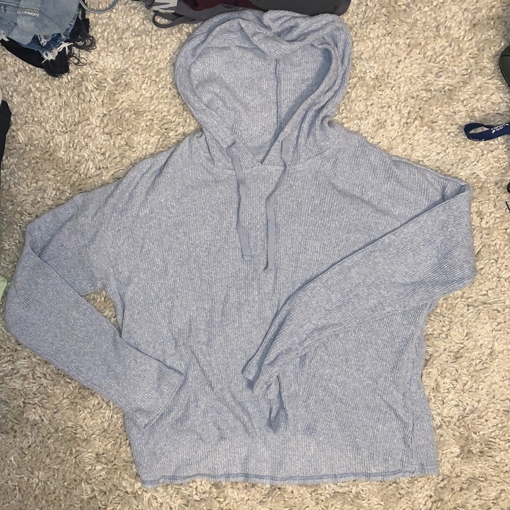 cozy cropped hoodie pullover